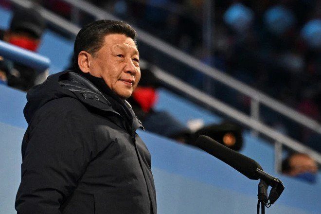 President Xi at the opening of the 2022 Winter Olympics